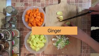 Creamy Soup With Carrots, Ginger And Potatoes Vellutata Di Carote Con Zenzero E Patate