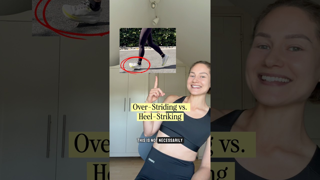 Over-Striding vs. Heel-Striking 🏃‍♀️❌ #runningtips
