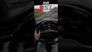 Audi RS7 2021 950HP top speed on German Autobahn AutoTopNL - Audi RS7 Hit 321 Km/H