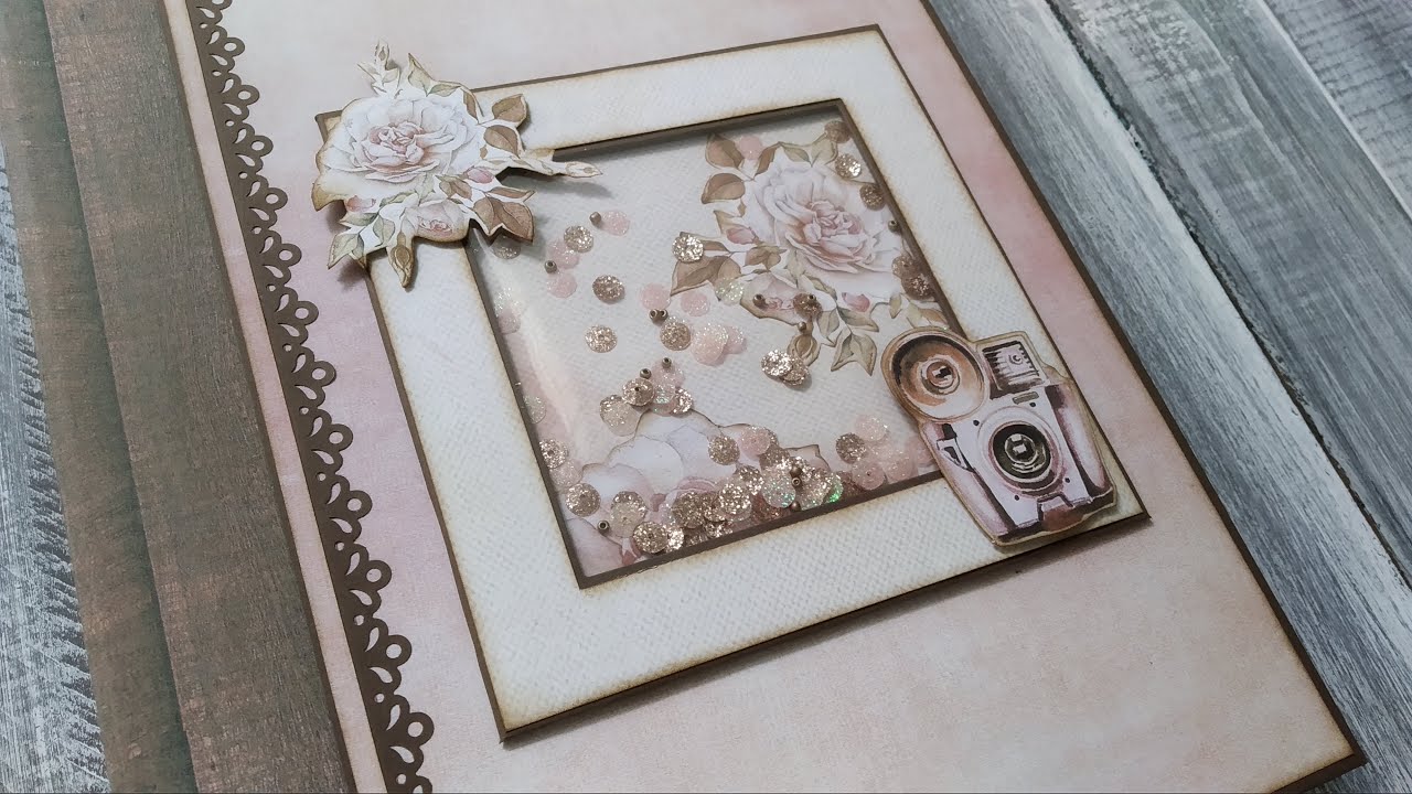 Super Large Girly Glamor | Birthday Album | Interactive Scrapbook Album | 9x10.5 inches