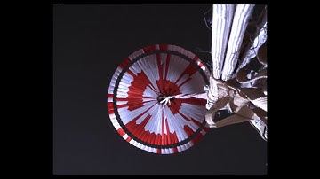 Perseverance’s Descent & Touchdown on Mars: Parachute Deploy Slowed to 30% speed(Official NASA Clip)