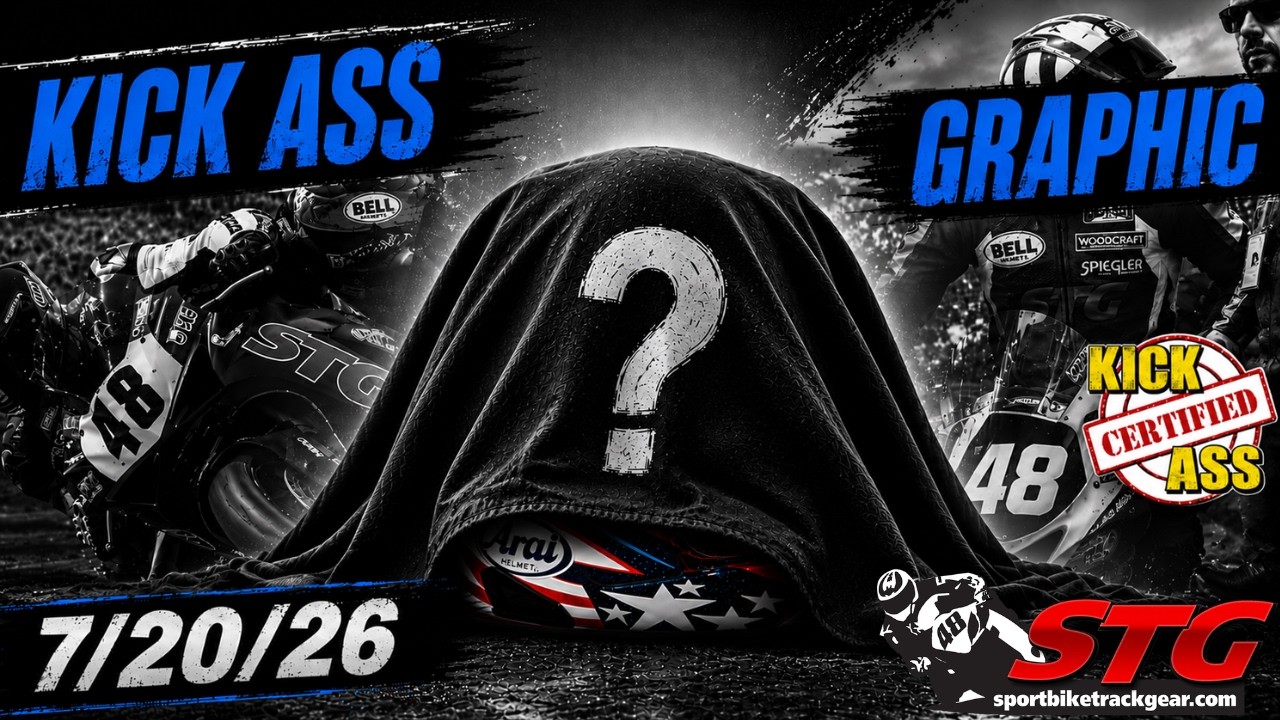 STG Kick Ass Helmet Graphic of The Week 7/20/2026 Arai Corsair-X