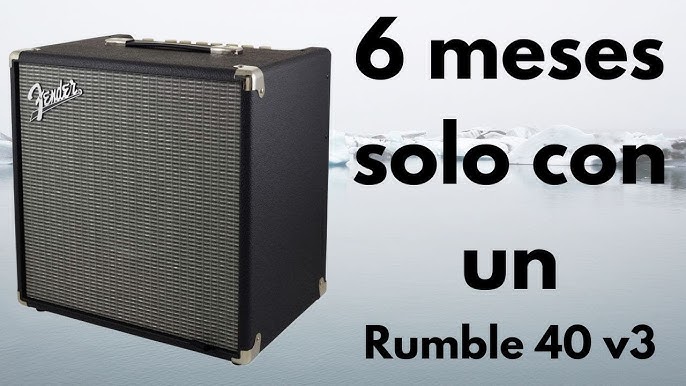 Amplificador Combo Para Contrabaixo RUMBLE 40 V3 - Fender, Contrabaixo, Ninja Som Grupo