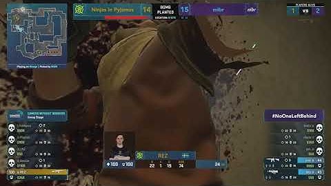 NIP vs MIBR | Gamers Without Borders 2021 | exit - 4 M4A4 kills (3 HS) on the bombsite B retake