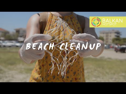 Beach cleanup with Balkan Hotspot