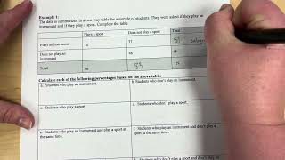 Mod 12 Lesson 2 -  Analyzing Data (Bivariate Data)