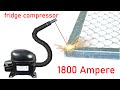 I turn fridge compressor into a welding machine new technology