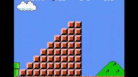 Super Mario Bros. PAL Special Flagpole Glitch [TAS]