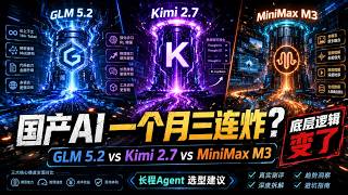 揭秘国产大模型(GLM 5.2/Kimi 2.7/MiniMax M3)月更密码:三大旗舰迭代逻辑全解析