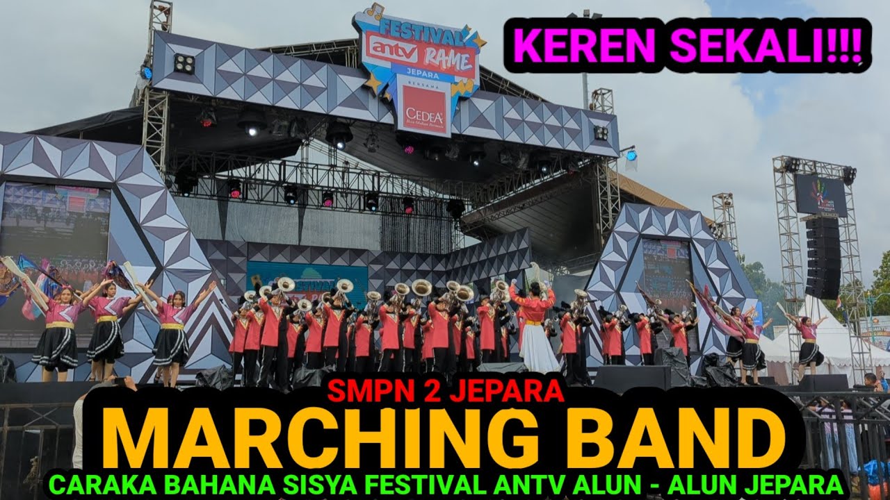MASUK TV !!!MARCHING BAND SMPN 2 JEPARA 
