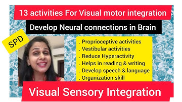 13 activities For Visual motor integration/ visual sensory processing/sensory integration