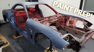 FD RX7 - Prepping for Paint! Steam Cleaning + Sanding