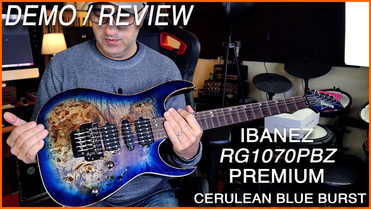 IBANEZ RG1070PBZ Premium Cerulean Blue Burst | DEMO / REVIEW