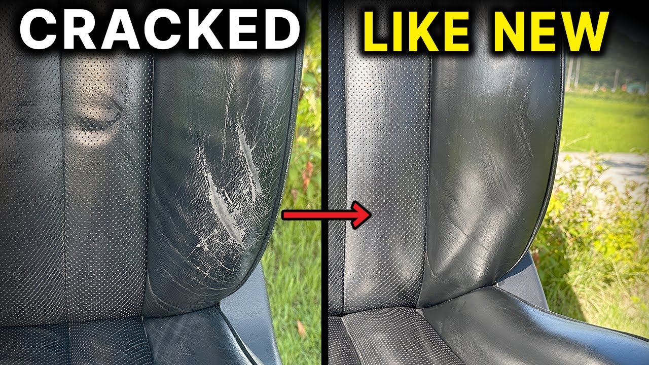 How to Correctly Restore Cracked Leather Car Seats - Interior Repair