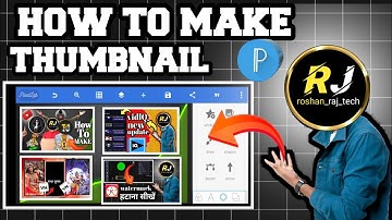 How to Make HD YouTube Thumbnails in Mobile! (PixelLab Tutorial)