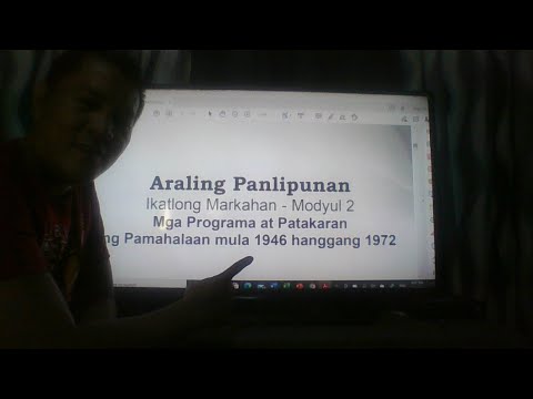 It&rsquo;s A.P. Time!!! Mga Programa at Patakaran ng Pamahalaan mula 1946-1972