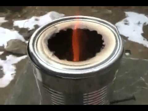 Tin Can Gasifier Stove