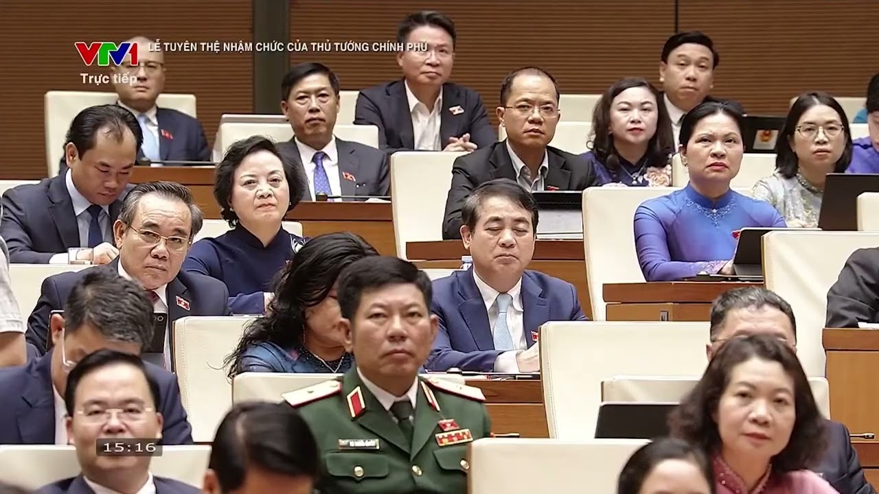 Video Thủ tướng Chính phủ Lê Minh Hưng phát biểu nhậm chức