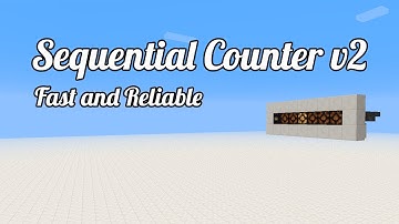 Sequential Counter v2 - Minecraft