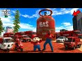 FRANKLIN AND SHINCHAN GOT A BIGGEST GAS CYLINDER EVER 😯 !! Indian bike driving 3D !! Story videos