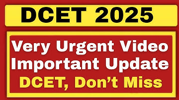 DCET 2025 ONLINE APPLICATION FILLING VIDEO-1 |Registration Process |HOw to Fill |Last Date 10-05-25