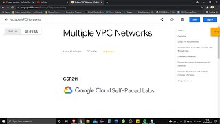 Qwiklabs: Multiple VPC Networks [GSP211] | Google Cloud Platform #30DaysofGoogleCloud