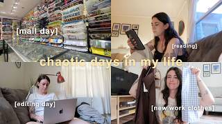 chaotic days in my life - mall day, reading, and resetting during the weekend