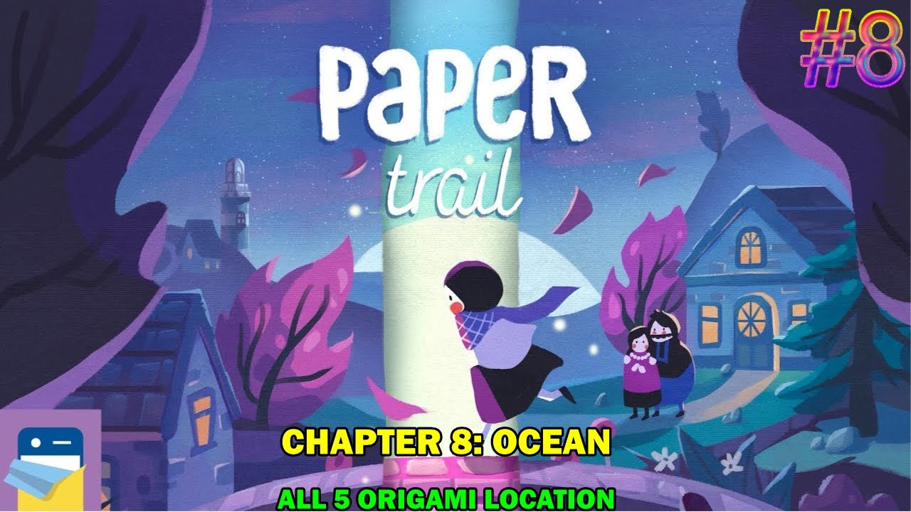 Paper trail walkthrough - Chapter 8: Ocean - All 5 origami locations