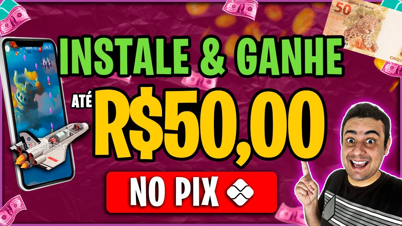 🚨CORRE🚨 GANHE R$50 no PIX com esse APP de JOGO que GANHA DINHEIRO de VERDADE (Instale e Ganhe)