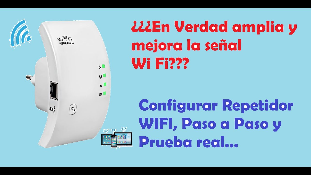 ASI DE FACIL puedes Configurar cualquier REPETIDOR WIFI ✓ Desde Celular -  Solución de problemas 