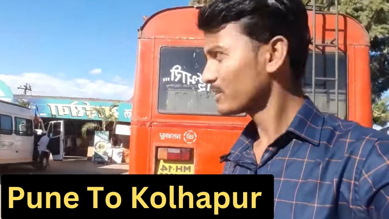 Pune To Kolhapur MSRTC Bus  journy🔥|vijaylatthevlogs