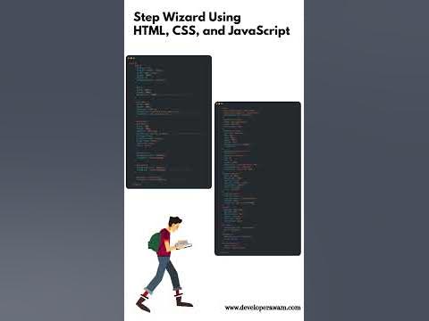 step wizard using HTML, CSS and JS #javascript #coding #html5 #css # ...