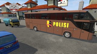 Cara Membuat Livery Bus Polisi Menggunakan Aplikasi Pixellab | Bus Simulator Indonesia (BUSSID) screenshot 1
