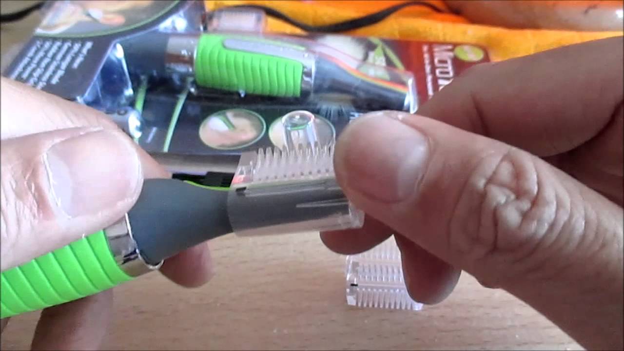 switchblade hair trimmer video