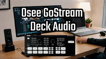 Uw microfoon en audio-interface aansluiten op de Osee Gostream Deck