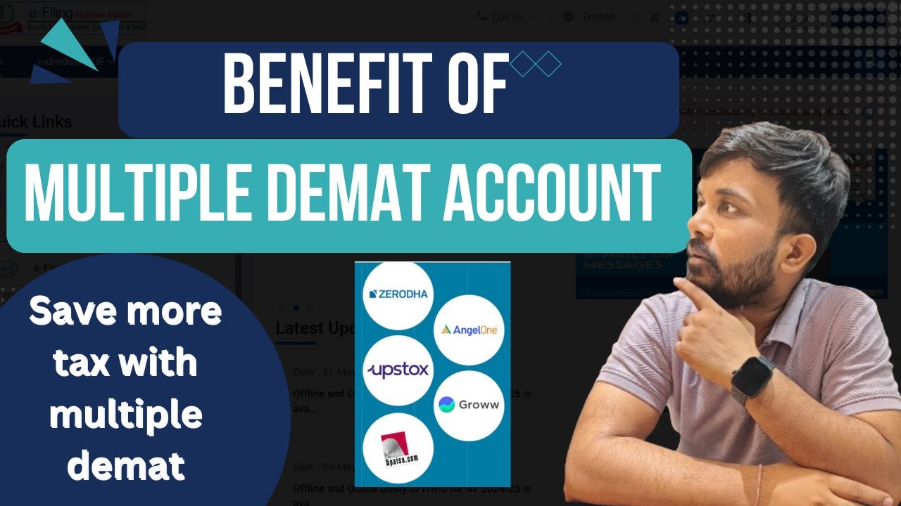 Benefit of Multiple demat account | Tax saving by Multiple demat account |