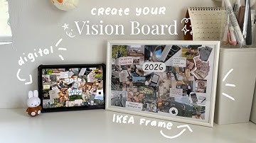 My 2026 Vision Board: Digital and Physical Setup