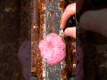 Amazing Rust Removal: Satisfying Restoration with Pink Foam! #shorts #viral #satisfying