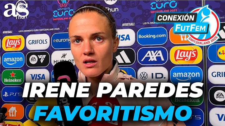 ¿ESPAÑA FAVORITA? IRENE PAREDES es MUY TAJANTE en ZONA MIXTA