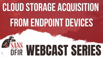 Cloud Storage Forensics  Endpoint Evidence