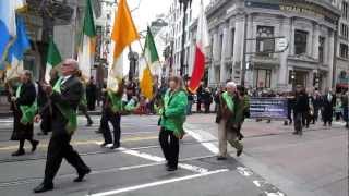 San Francisco St. Patrick's Day Parade 2012 United Irish Societies & Mayor Ed Lee