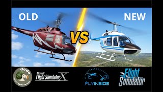 Bell 206 JetRanger Simulations - Old vs New - FSX, X-Plane & MSFS 2024
