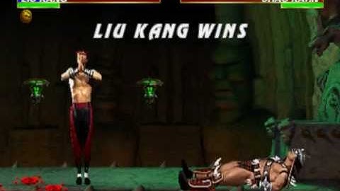 Mortal Kombat Arcade Kollection Liu Kang vs Shao Kahn
