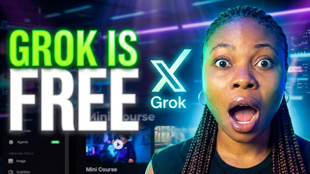 GROK AI is BACK & FREE 🔥 Unlimited Images & Videos - YouTube