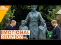 EMOTIONAL REUNION | Princes William and Harry unveil statue of Princess Diana | Sunrise