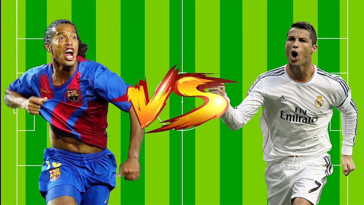 Ronaldinho vs Cristiano Ronaldo 🔥 - YouTube