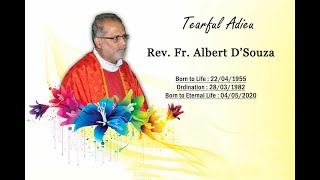 jomise joy | Tearful Adieu to Rev. Fr. Albert D'Souza( Full Video)