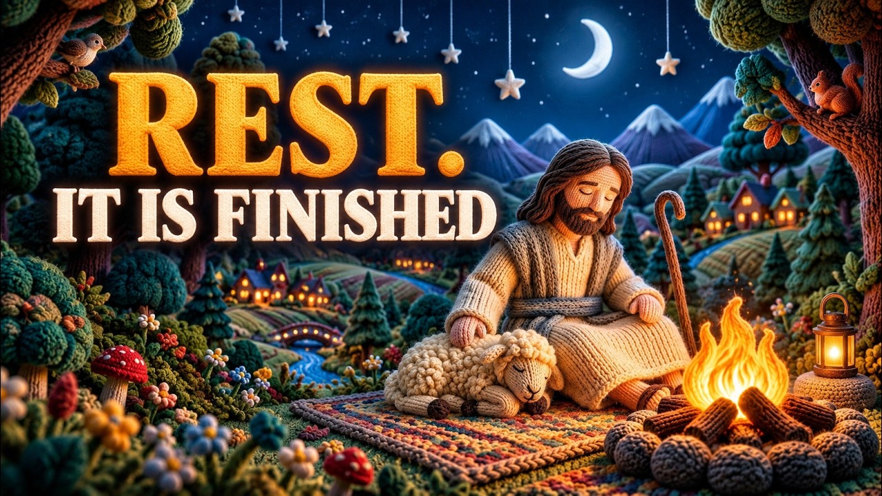 You're tired... Rest with Jesus and the hidden meaning of the cross (Christian Sleep Meditation)