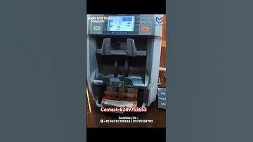 Omc 2+1 note sorting machine.heavy duty machine#youtubeshorts #note #sorting #machine