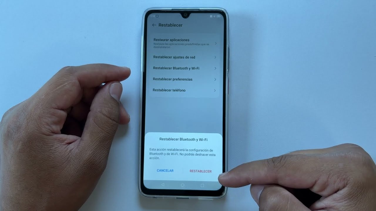 Como Restablecer los Ajustes del Wifi + Bluetooth en ZTE Blade A55